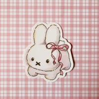 Image 1 of Coquette Miffy Vinyl Sticker