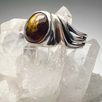 Image 5 of Fire Agate and Sterling Silver Ring
