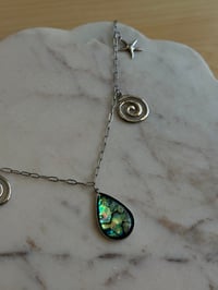 Image 2 of Livi Abalone Steel Waist Chain (Silver)