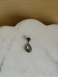 Image 2 of Abalone Belly Ring (Silver)