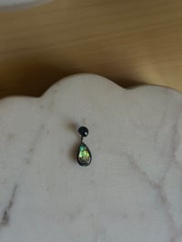 Image 3 of Abalone Belly Ring (Silver)