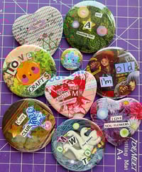 Image 1 of Large Junk/Collage Pins