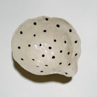 Image 1 of dainty polka dot pour bowl