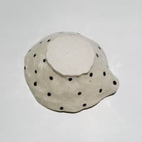 Image 2 of dainty polka dot pour bowl