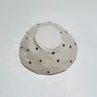 Image 2 of polka dot bow bowl