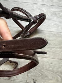 Image 4 of Brown Monocrown Bridle – Fancy Stitch – Full Size