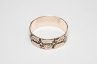 Image 4 of Antique Victorian 10k Rose Gold Pattern Band
