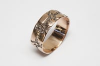 Image 1 of Antique Victorian 10k Rose Gold Pattern Band