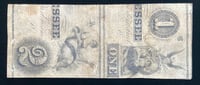 Image 3 of Confederate States of America (1863) $3 Banknote Issued by the Bank of Chattanooga