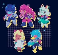 Image 2 of DELTARUNE RAINBOW CHARMS