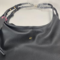 Image 9 of Like Dreams the Diplomat Slouch Tote - Black