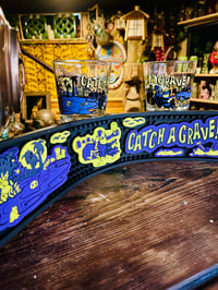 Image 1 of CATCH A GRAVE Rail Bar Mat + Mai Tai Glass BUNDLE!