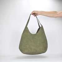 Image 1 of Style & Co Whip-Stitch Soft 4-Poster Tote - Hazy Sage