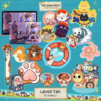 Laugh Tail (3D Bundle) 🐈 Nyan Piece zine