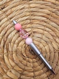 Image 9 of Pink & Black Bougie Beaded Pens 