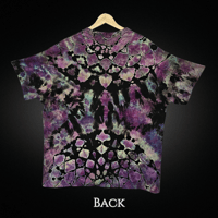Image 2 of Reverse Tie Dye (XL) Mandala Adult Unisex T-Shirt