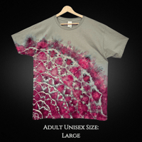 Image 1 of Reverse Tie Dye (Lrg) Adult Unisex T-Shirt