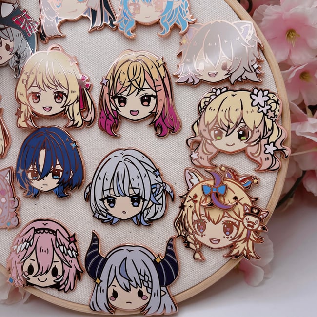 Pins [ NePoLaBo, HoloX, ReGLOSS ]