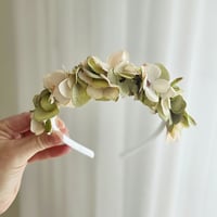 Sage flower crown