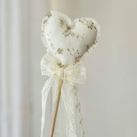Ivory linen wand