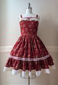 Image 1 of Strawberry Picking JSK - Red Print PREORDER