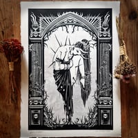 Sérigraphie "Dame de pique" 