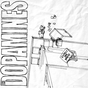 Image of The Dopamines - Expect The Worst LP (blue or orange)