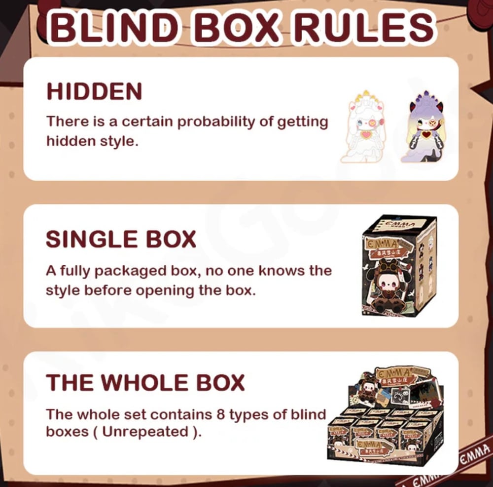 Image of Emma Frostveil Villa Blind Box 🖤