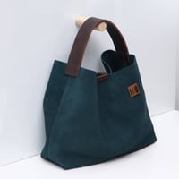 Image 2 of Ode to a Furoshiki in deep teal
