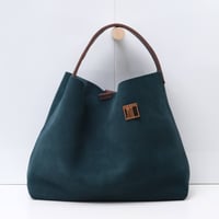 Image 1 of Ode to a Furoshiki in deep teal