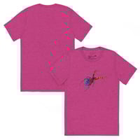 Image 9 of Short Sleeved T-shirt (Adult M/F) - Spider Rainbow Glow