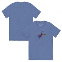 Image 10 of Short Sleeved T-shirt (Adult M/F) - Spider Rainbow Glow