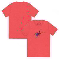 Image 21 of Short Sleeved T-shirt (Adult M/F) - Spider Rainbow Glow