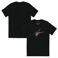 Image 22 of Short Sleeved T-shirt (Adult M/F) - Spider Rainbow Glow