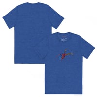 Image 24 of Short Sleeved T-shirt (Adult M/F) - Spider Rainbow Glow