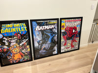 Image 1 of 60 x 90 cm framed posters - assorted