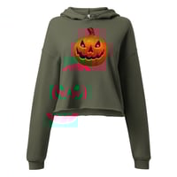 Image 8 of Crop Hoodie - Classic Jack O Lantern