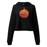 Image 5 of Crop Hoodie - Classic Jack O Lantern