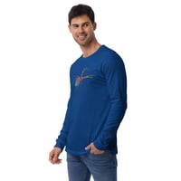 Image 6 of Long Sleeve Tee (Adult M/F) - Spider Rainbow Glow