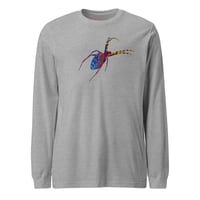 Image 13 of Long Sleeve Tee (Adult M/F) - Spider Rainbow Glow