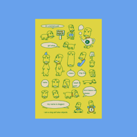 dogject sticker sheet