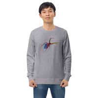 Image 5 of Sweatshirt (Adult M/F) - Spider Rainbow Glow