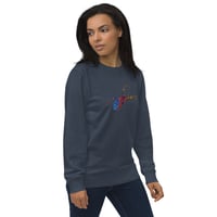 Image 9 of Sweatshirt (Adult M/F) - Spider Rainbow Glow