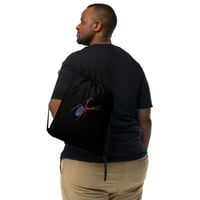 Image 4 of Drawstring bag - Spider Rainbow Glow