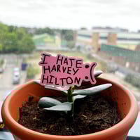 I HATE HARVEY HILTON Sticker