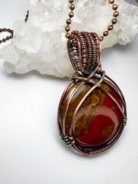 Image 3 of Agate and Copper Pendant
