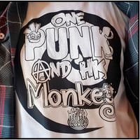 The Wasted World "One Punk and his Monkey" t-shirt