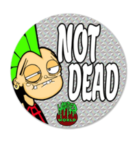 The Wasted World "Not Dead" Holographic Sticker