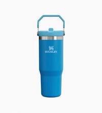 Image 1 of The IceFlow™ Flip Straw Tumbler "Azure" | 30 Oz.
