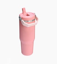 Image 2 of The IceFlow™ Flip Straw Tumbler "Pink Mesa" | 30 Oz.